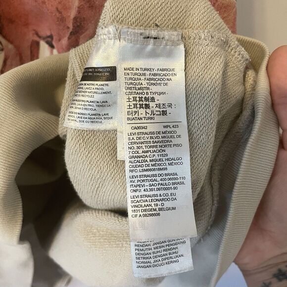 Levi’s Rugged Relaxed Henley Crewneck Sweatshirt Deer Yellowstone XXL - Picture 7 of 9